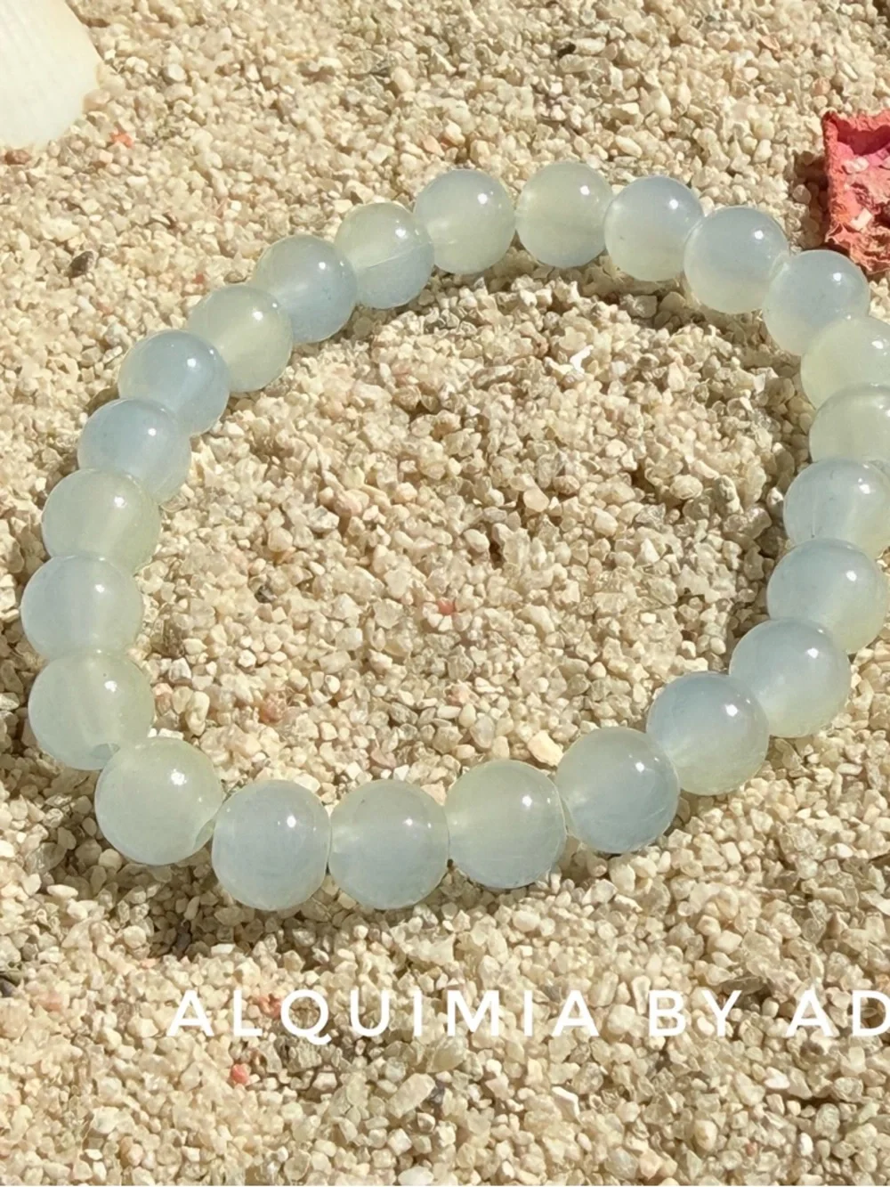Alquimia Pale JADE Seafoam Beaded Bracelet
